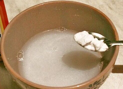 разтвор на сода за уголемяване на пениса