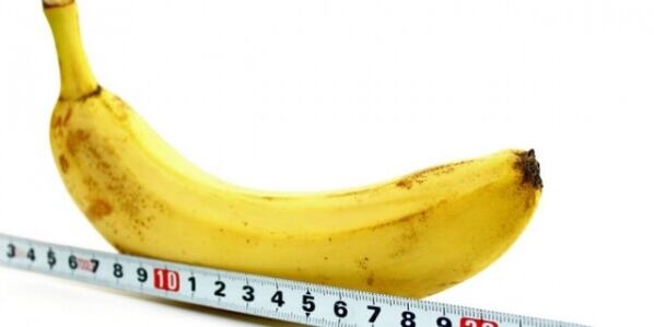 измерване на банан под формата на пенис и начини за увеличаването му